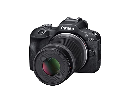 Black Mirrorless Camera with RF-S18-45mm Lens Kit, 24.1 Megapixel, 4K Video C374434