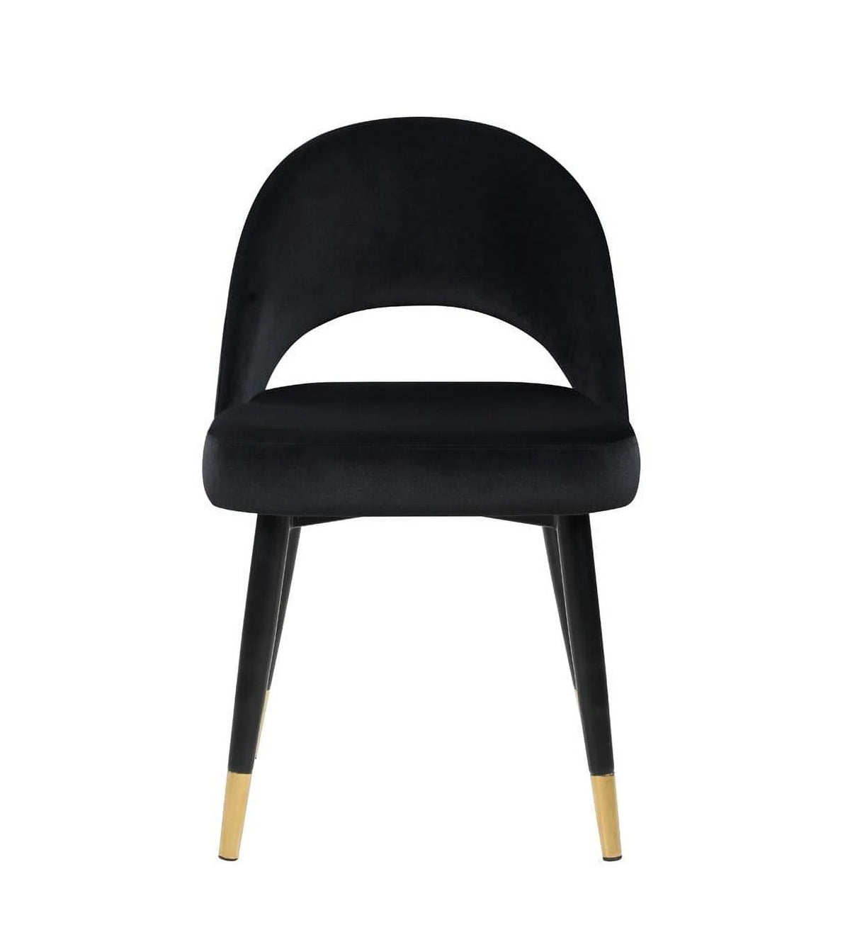 Arched Back Upholstered Side Chairs Black (Set of 2) M5470