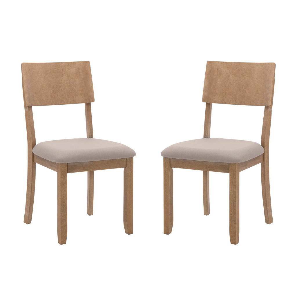 Gray Wash Upholstered Dining Chair Set of 2 K638313