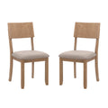 Gray Wash Upholstered Dining Chair Set of 2 K638313