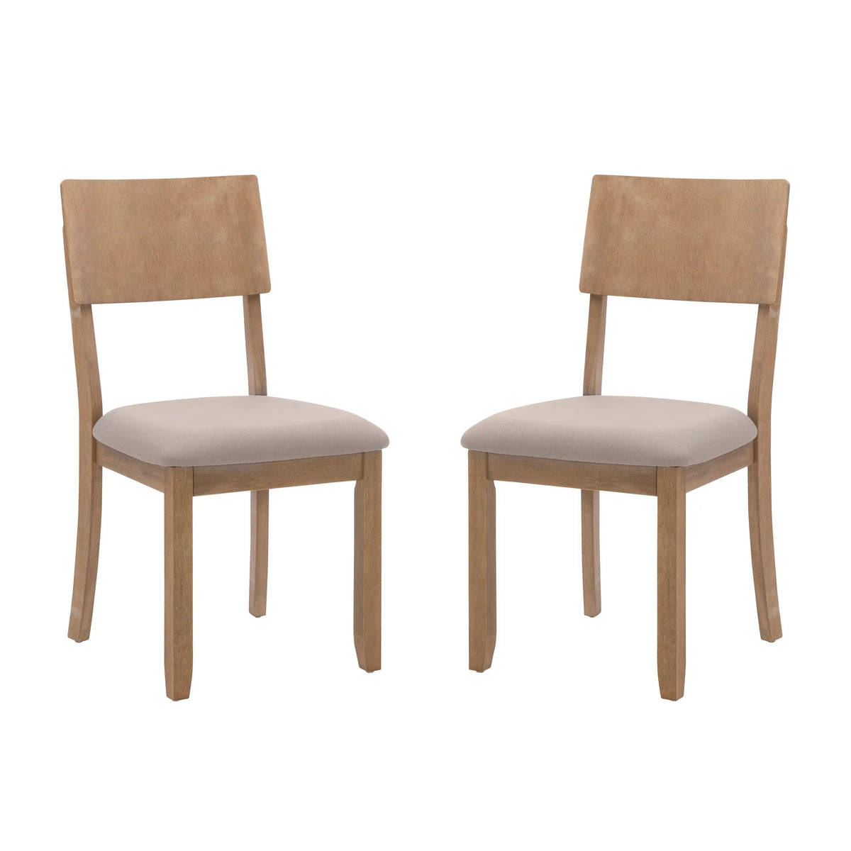Gray Wash Upholstered Dining Chair Set of 2 K638313