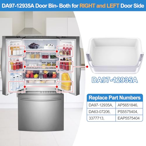 Door Bin Compatible with Samsung Refrigerator Door Shelf D252897