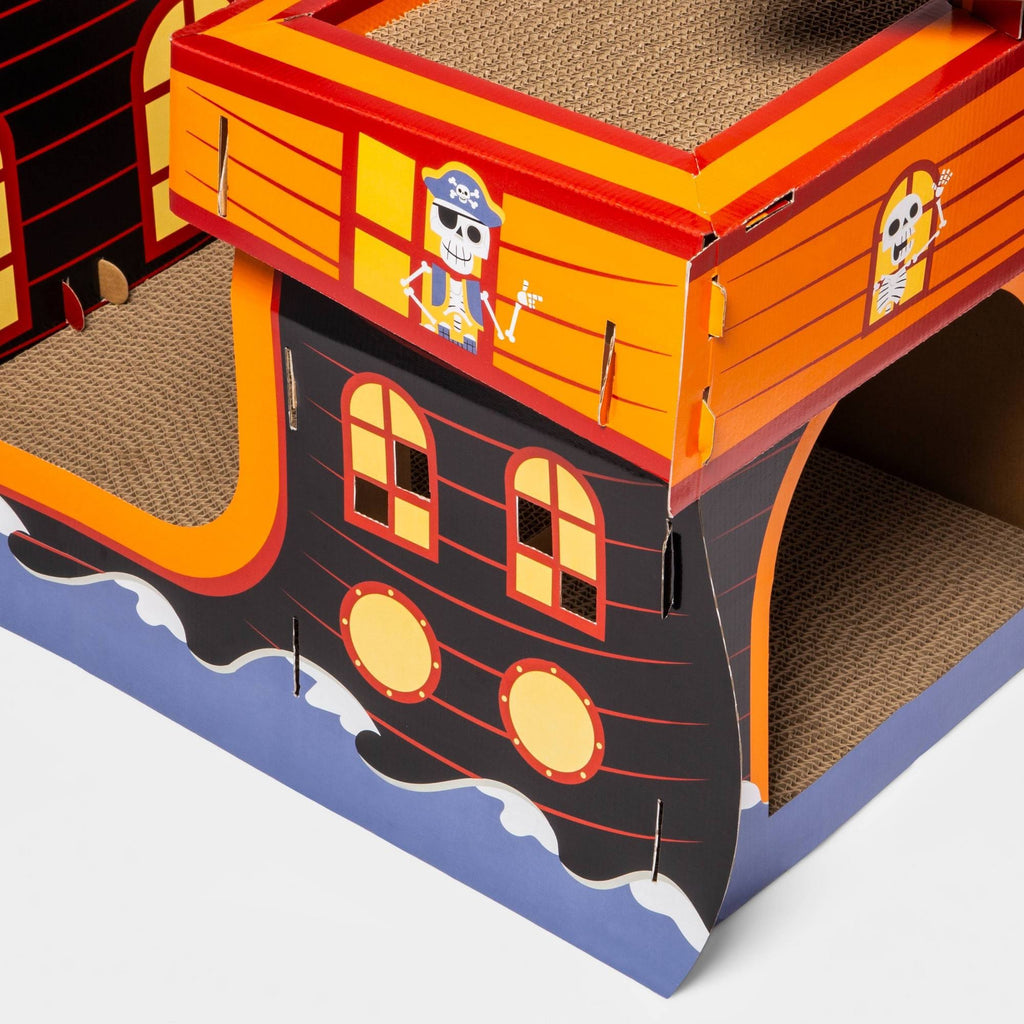 Pirate Ship Cat Scratcher Toy D50216