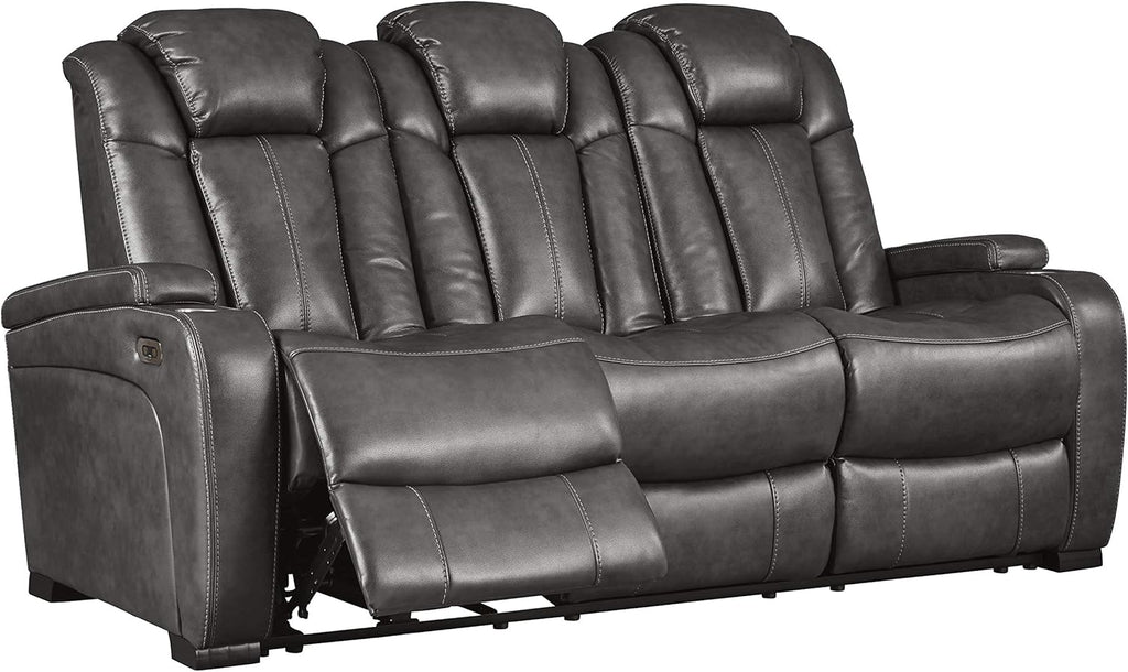 Dark Gray Power Recliner with USB Port X20708
