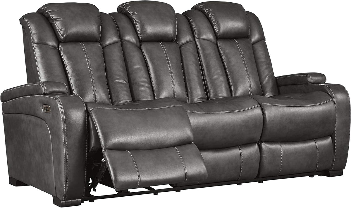 Dark Gray Power Recliner with USB Port X20708