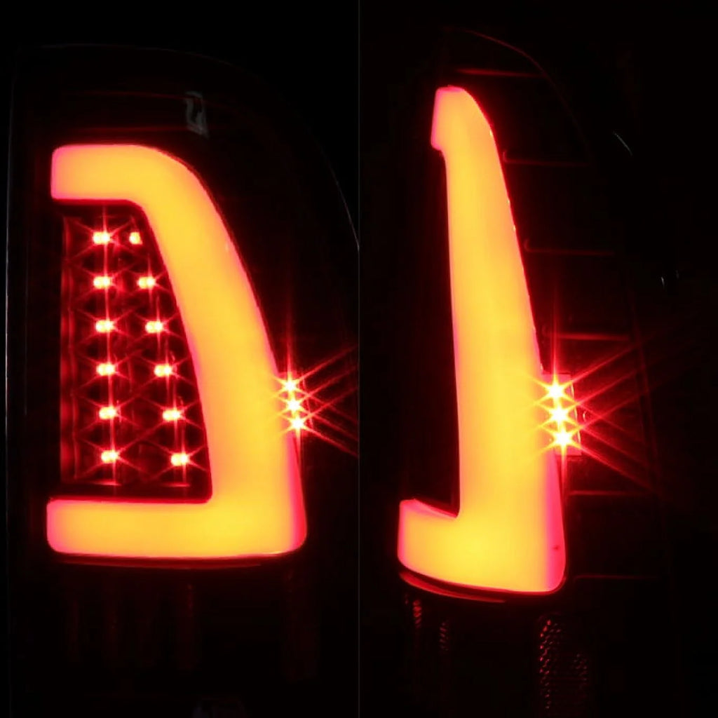 Black LED Tube Style Taillights Pair Set K353654