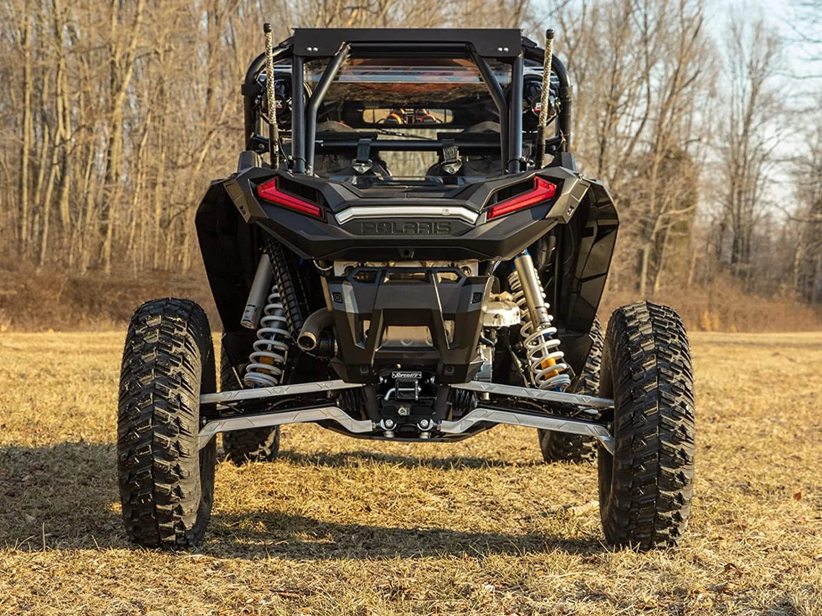 Black Rear Receiver Hitch for Polaris RZR XP Turbo S, 2" Heavy-Duty Steel C559