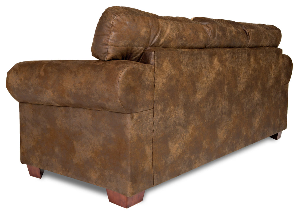 Microfiber Wild Horses Sofa in Brown Z314666