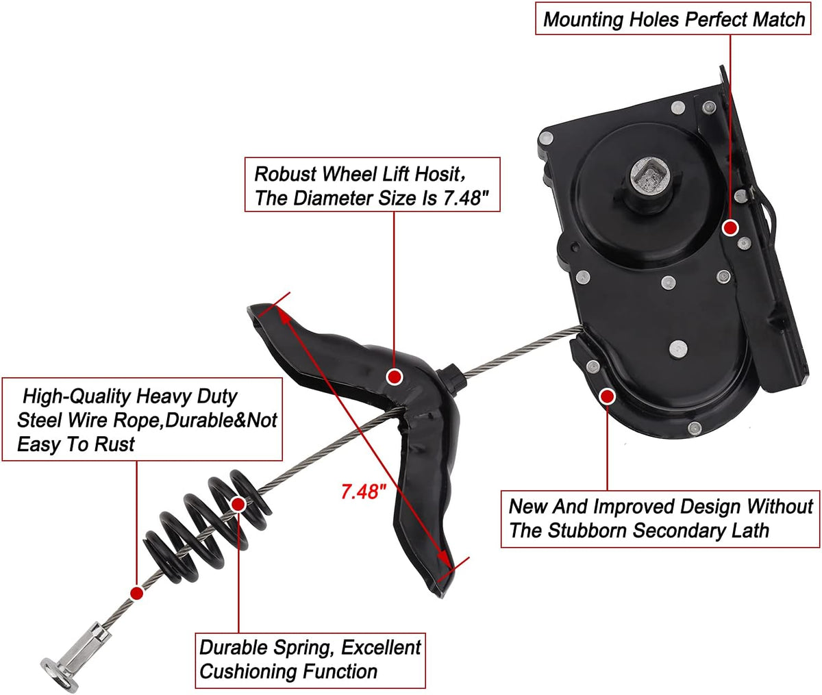 Spare Tire Hoist Carrier Assembly O468395