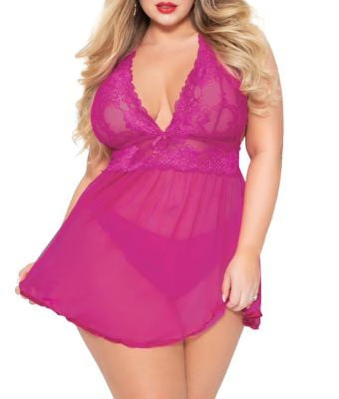 Wire-Free Babydoll Set O172