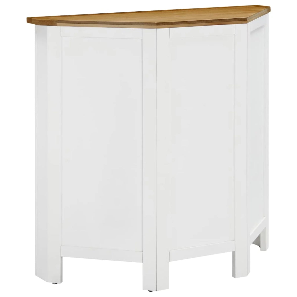 Solid Oak Wood Corner Cabinet C377696
