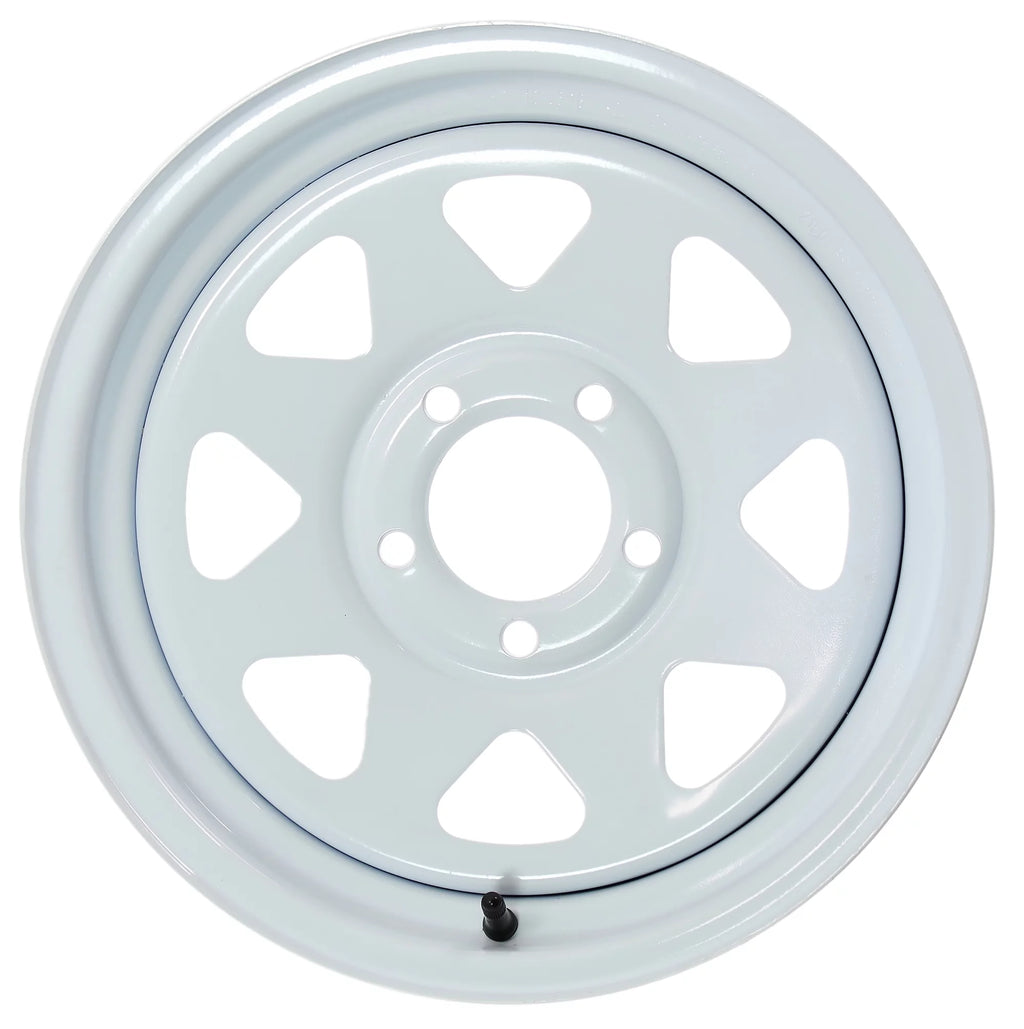 15 in. White Spoke Trailer Wheel Rim F641478