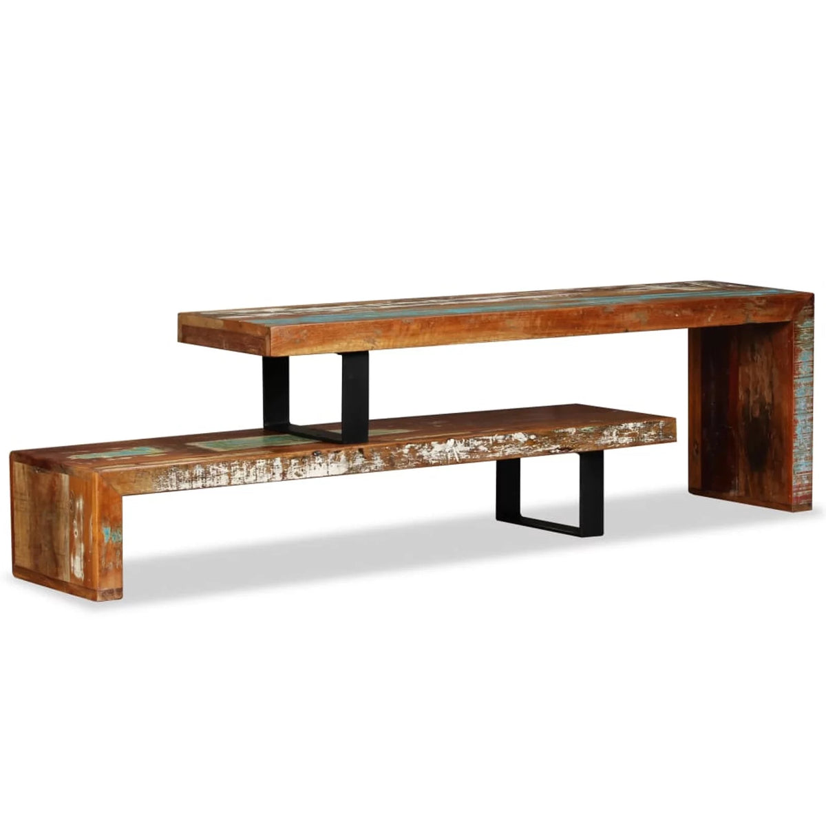Solid Reclaimed Wood TV Stand Q8737