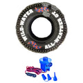 36in Inflatable Floating Tire Tube with Electric Pump N503086