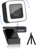 1080P 60fps HD Webcam with Light Microphone, Autofocus, Type C USB2.0, Tripod Pack of 2 B934735