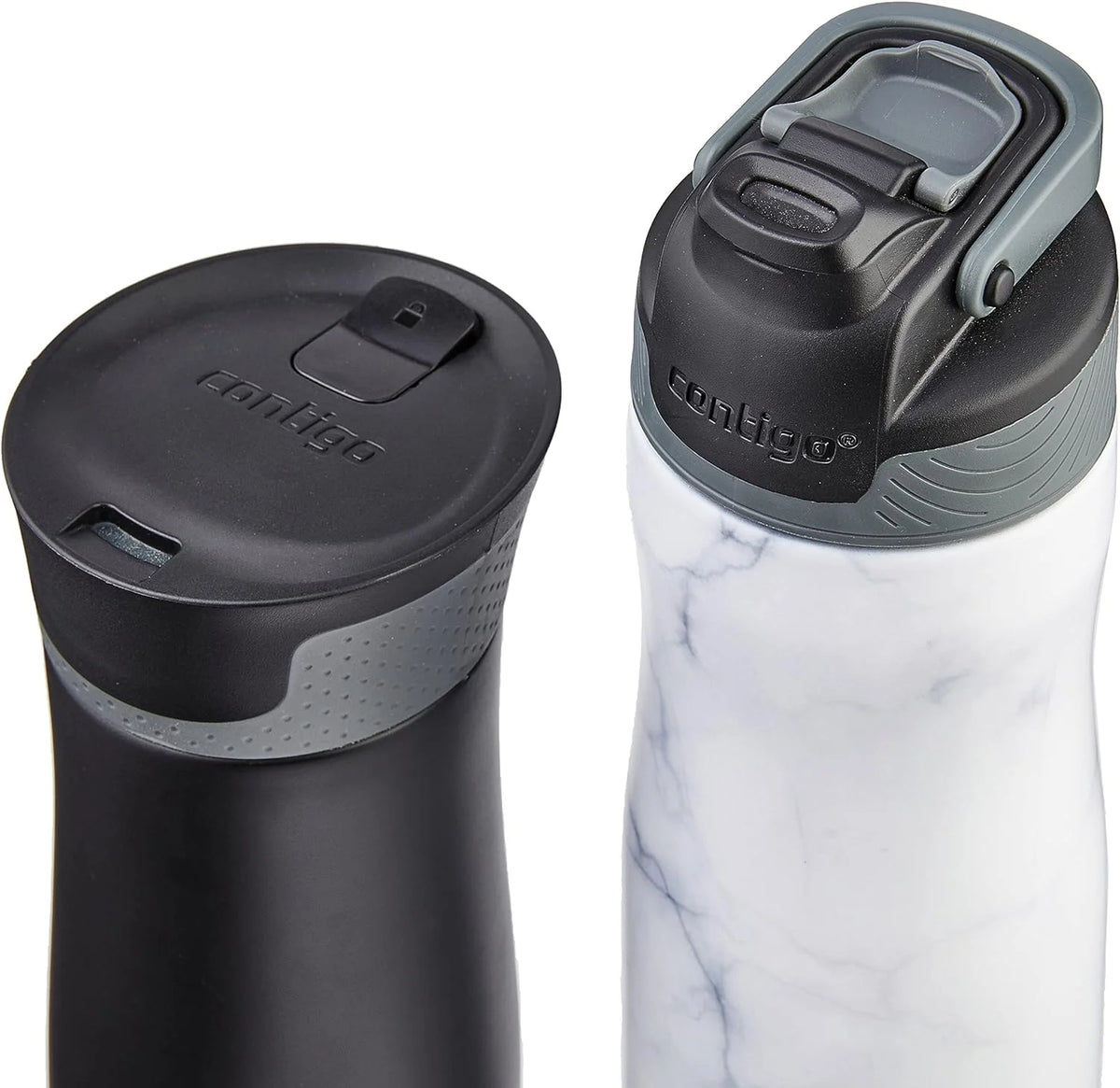24oz Vacuum-Insulated Stainless Steel Water Bottle & 16oz Vacuum-Insulated Stainless Steel Travel Mug, 2-Pack F62753