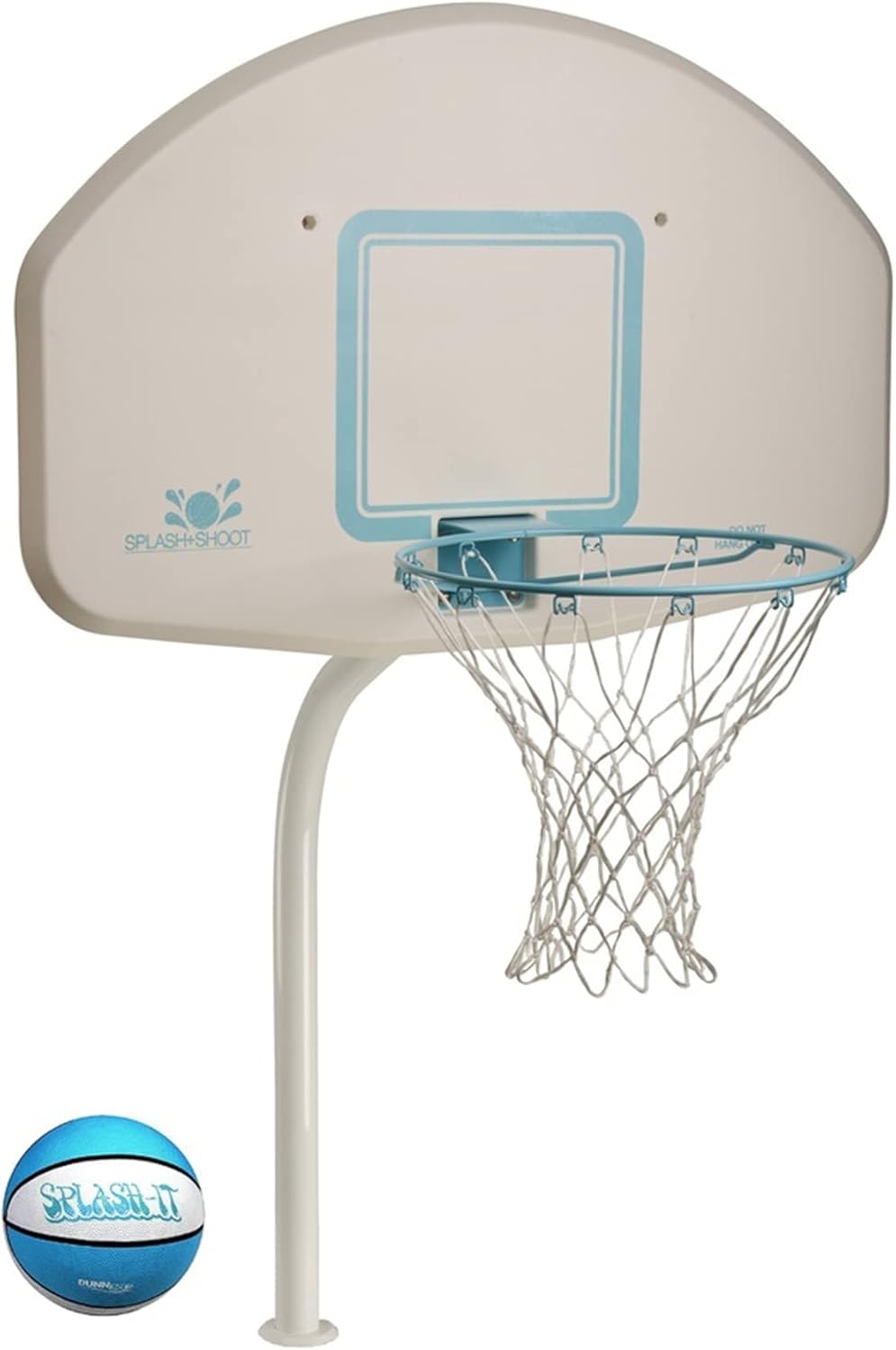 Deck-Mounted Basketball Hoop with 18 Inch Stainless Steel Rim W7955