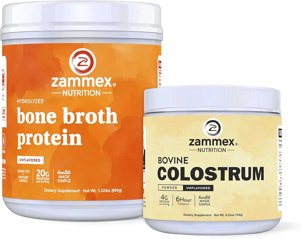 Bone Broth Protein Powder + Bovine Colostrum Powder L457
