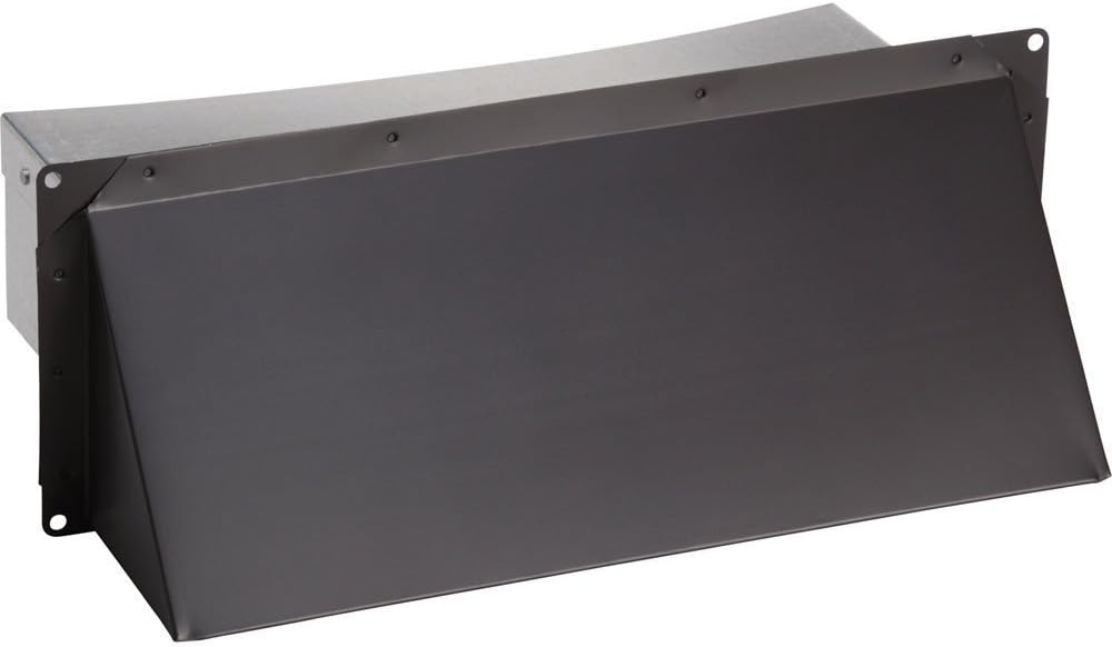 3-1/4" x 14" Black Wall Cap Pack of 2 W59688