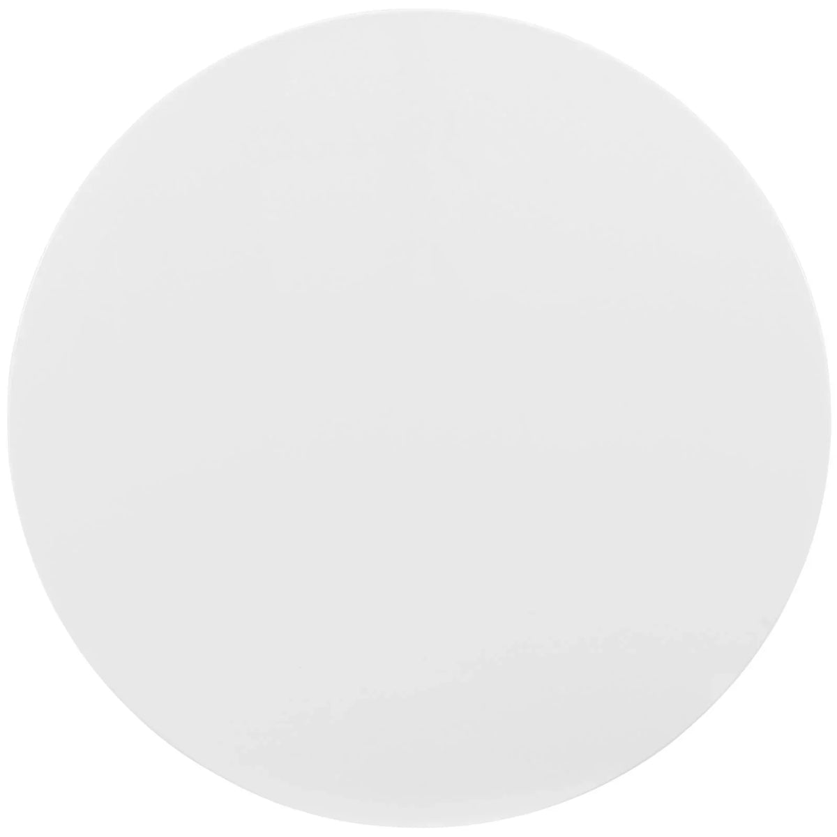 36" Round Wood Coffee Table in White V379201
