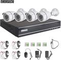 4 Channel 1080P DVR Security Camera System with 4 Weatherproof Cameras K652303