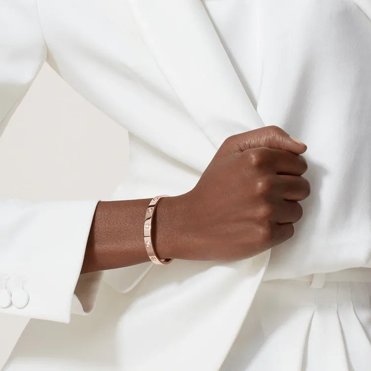 Bracelet with 10 Diamonds X29624