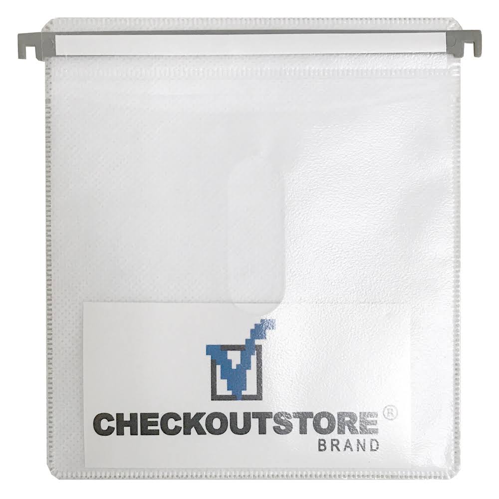 2000 CD Double-Sided Refill Plastic Hanging Sleeve White M370601