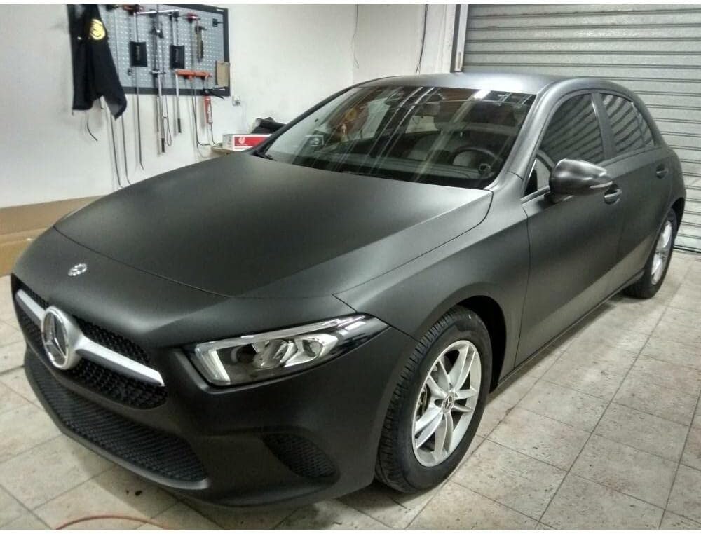 Matte Black 5ft x 8ft Car Wrap Vinyl Film N513