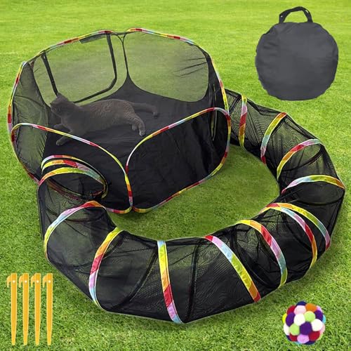 Outdoor Cat Enclosure with Storage Bag B7062