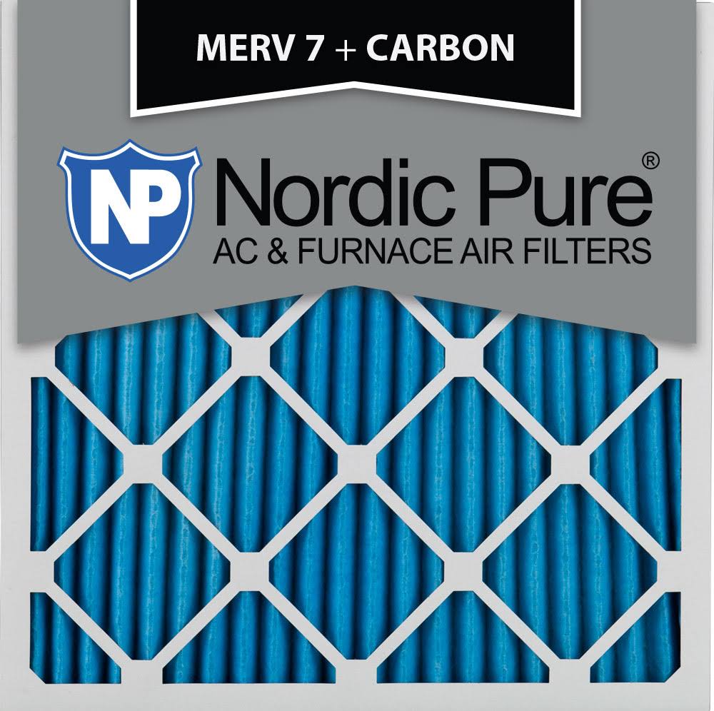 20x20x1 MERV 7 Carbon AC Furnace Air Filters Qty 6 I666122