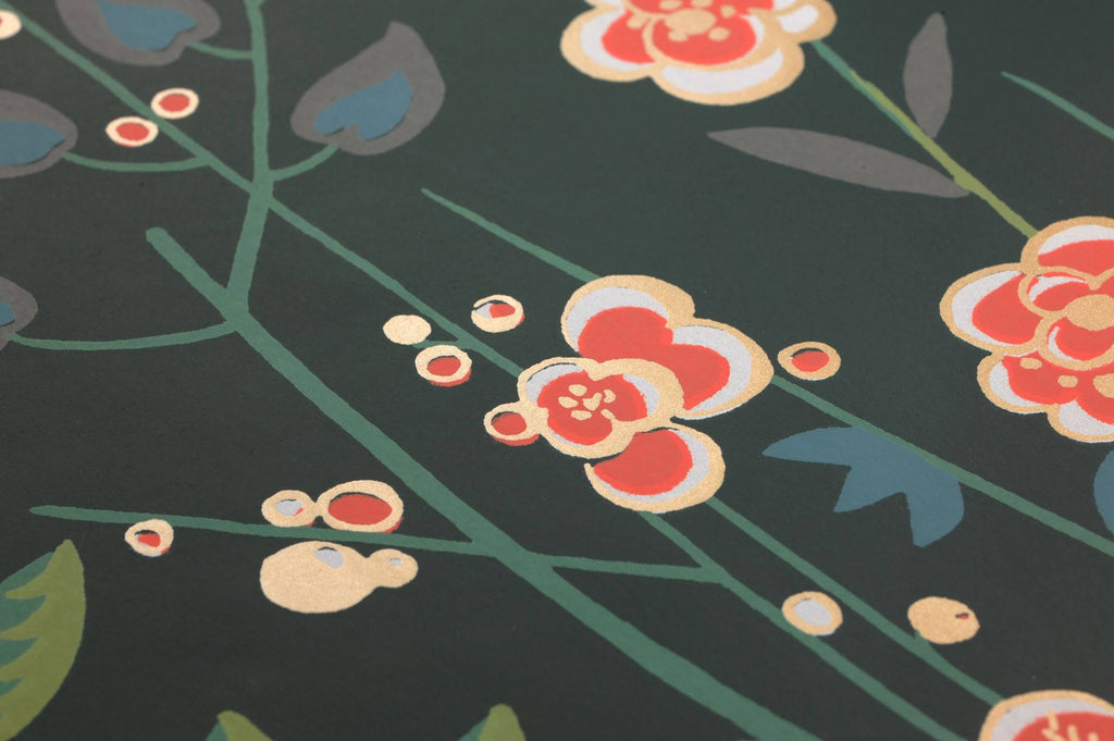 Dark Green Aspen Wallpaper Q685256