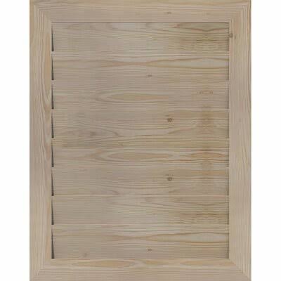 Vertical Gable Vent Unfinished Non-Functional O782