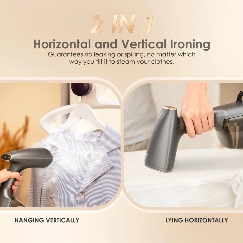 1500W Garment Steamer with 300ml Detachable Tank B447