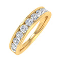 14K Yellow Gold Diamond Wedding Band Ring S577