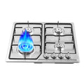 23 x 20 Stainless Steel 4 Burners Gas Cooktop G499