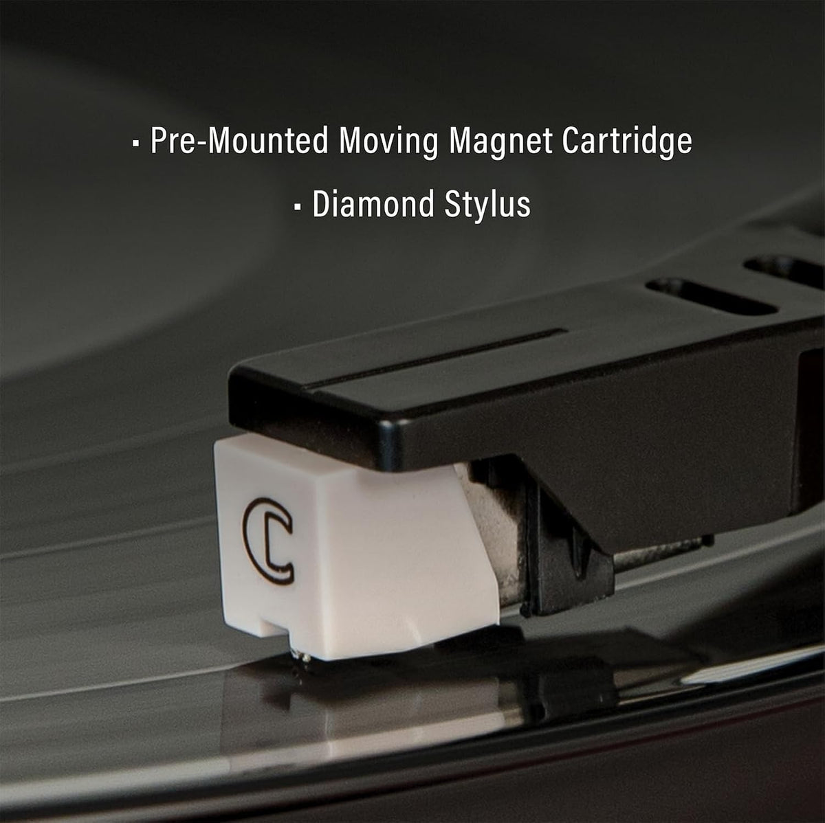 Walnut Turntable System with Bluetooth, CD, AM/FM and Speakers L467123