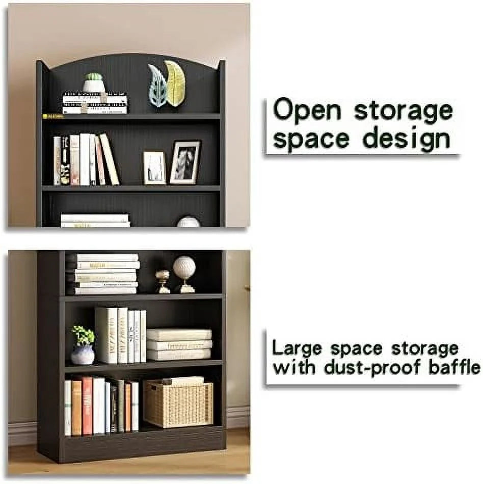 Wood 5 Tier Bookshelf B7048