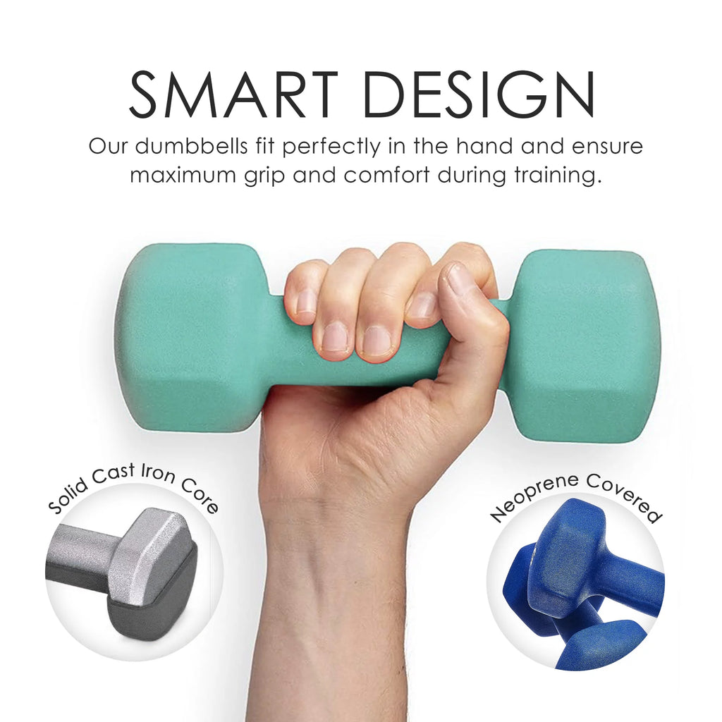 Hex Dumbbell Weight Training Set J11649