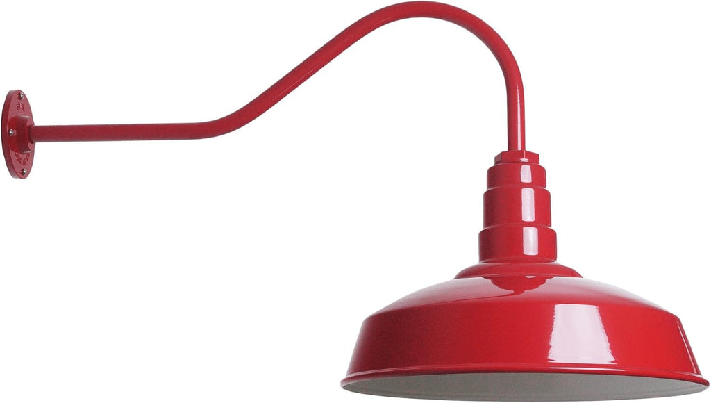 Gooseneck Barn Light Matte Black C74337