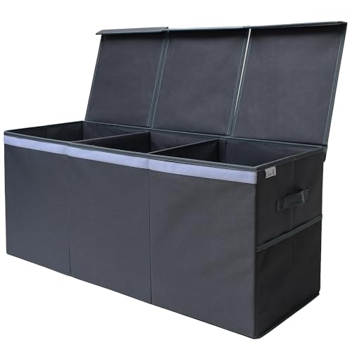 Extra Large Collapsible Toy Storage Organizer with Lid and Dividers O694