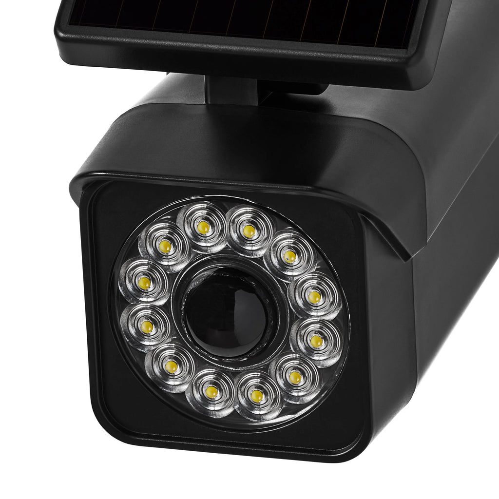 Solar Motion Security Light, Black, 800 Lumens M23274