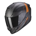 Matt black-orange Carbon Fiber Motorcycle Helmet B801073