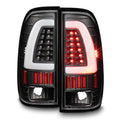 Black LED Tube Style Taillights Pair Set K353654