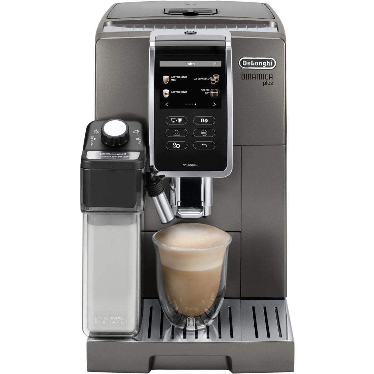 Smart Coffee and Espresso Machine with Automatic Milk Frother O510449