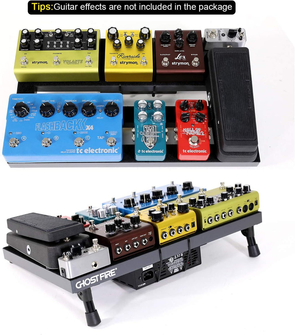 Aluminum Alloy Effect Pedalboard with Carry Case B704886
