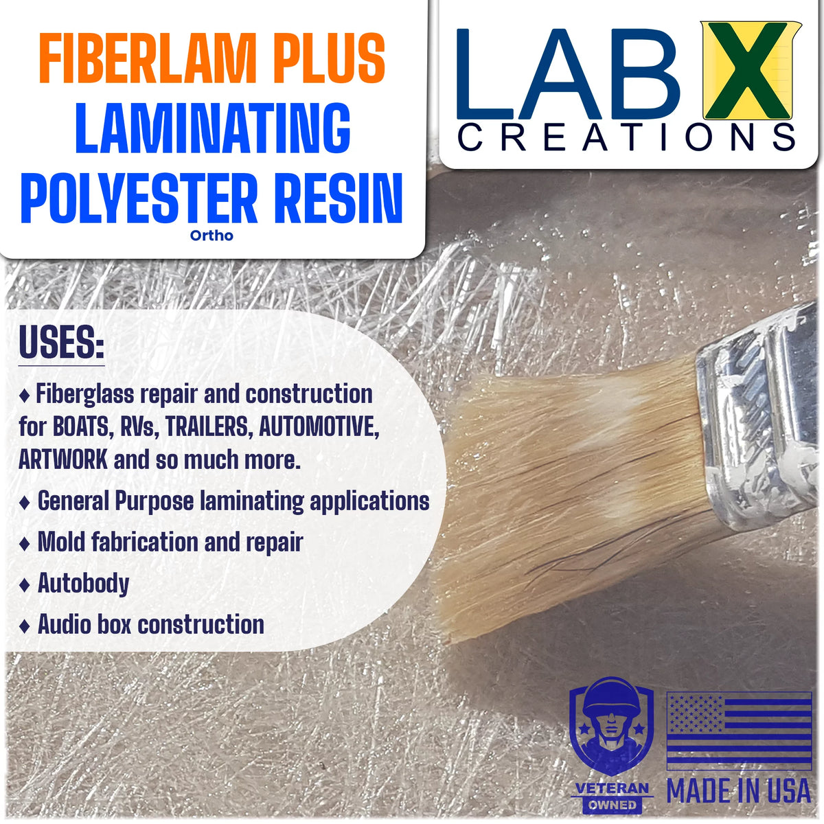 Polyester Resin 1 Gallon Low Viscosity Coating Z6877