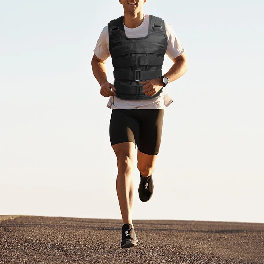 Adjustable Weighted Vest Oxford Exercise Weight Jacket G8080