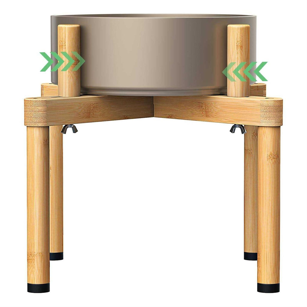 Adjustable Elevated Dog Bowl Stand P211