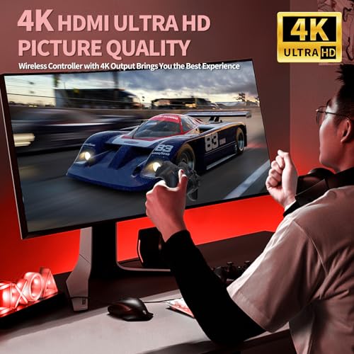 Wireless Retro Game Console with 20,000+ Games and 2.4GHz Wireless Controller K79991