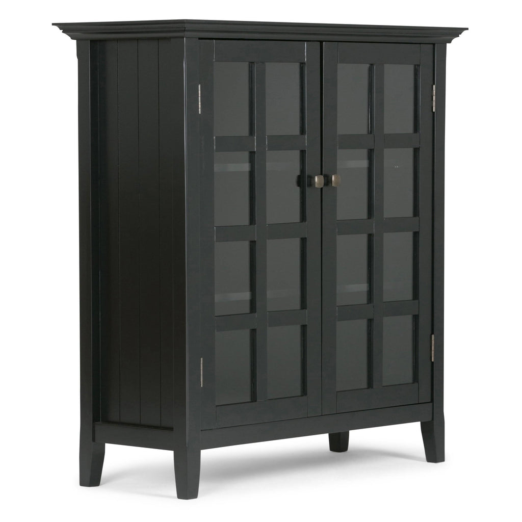 Black Medium Storage Cabinet Y80485